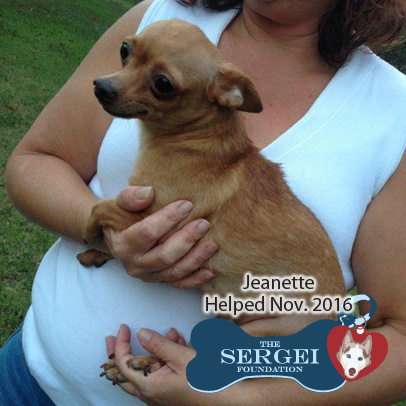 Jeanette – Helped Nov. 2016